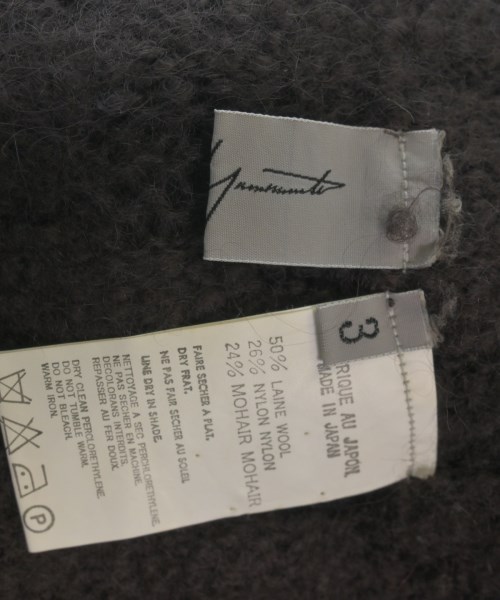 Yohji Yamamoto（ヨウジヤマモト）テーラードジャケット 茶 サイズ:3(M位) レディース/2200638529012