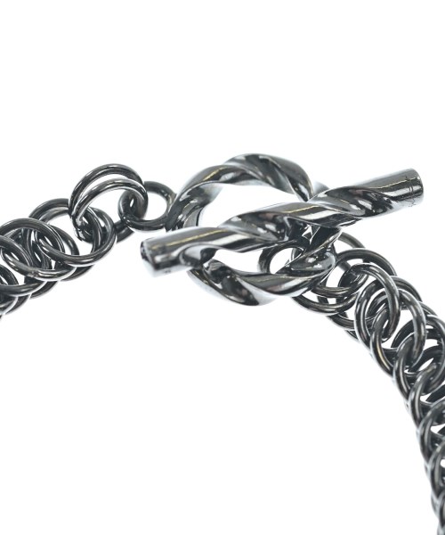 Yohji Yamamoto（ヨウジヤマモト）ブレスレット・バングル 黒 サイズ:- メンズ/2200640559045