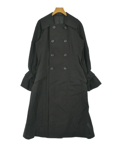 YOHJI YAMAMOTO(ヨウジヤマモト)トレンチコート 黒 サイズ:1(XS位)/2200640797010