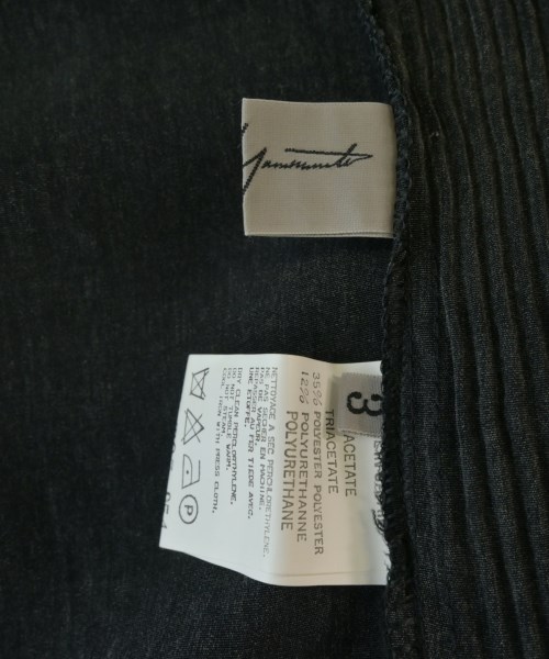 Yohji Yamamoto（ヨウジヤマモト）ドレスシャツ 黒 サイズ:3(M位) レディース/2200641444029