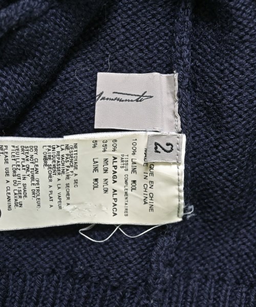 Yohji Yamamoto（ヨウジヤマモト）ニット・セーター 紺 サイズ:2(S位) レディース/2200641675188