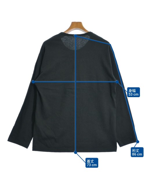 Yohji Yamamoto（ヨウジヤマモト）Tシャツ・カットソー 黒 サイズ:2(M位) レディース/2200642525031