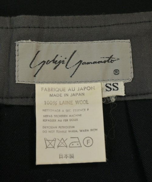 Yohji Yamamoto（ヨウジヤマモト）スラックス 黒 サイズ:XS レディース/2200631333098