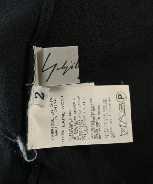 Yohji Yamamoto（ヨウジヤマモト）カーディガン 黒 サイズ:2(S位) レディース/2200633796105