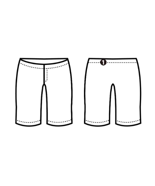 Yohji Yamamoto（ヨウジヤマモト）ショートパンツ 黒 サイズ:1(XS位) レディース/2200631308096