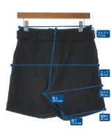 Yohji Yamamoto（ヨウジヤマモト）ショートパンツ 黒 サイズ:1(XS位) レディース/2200631308096