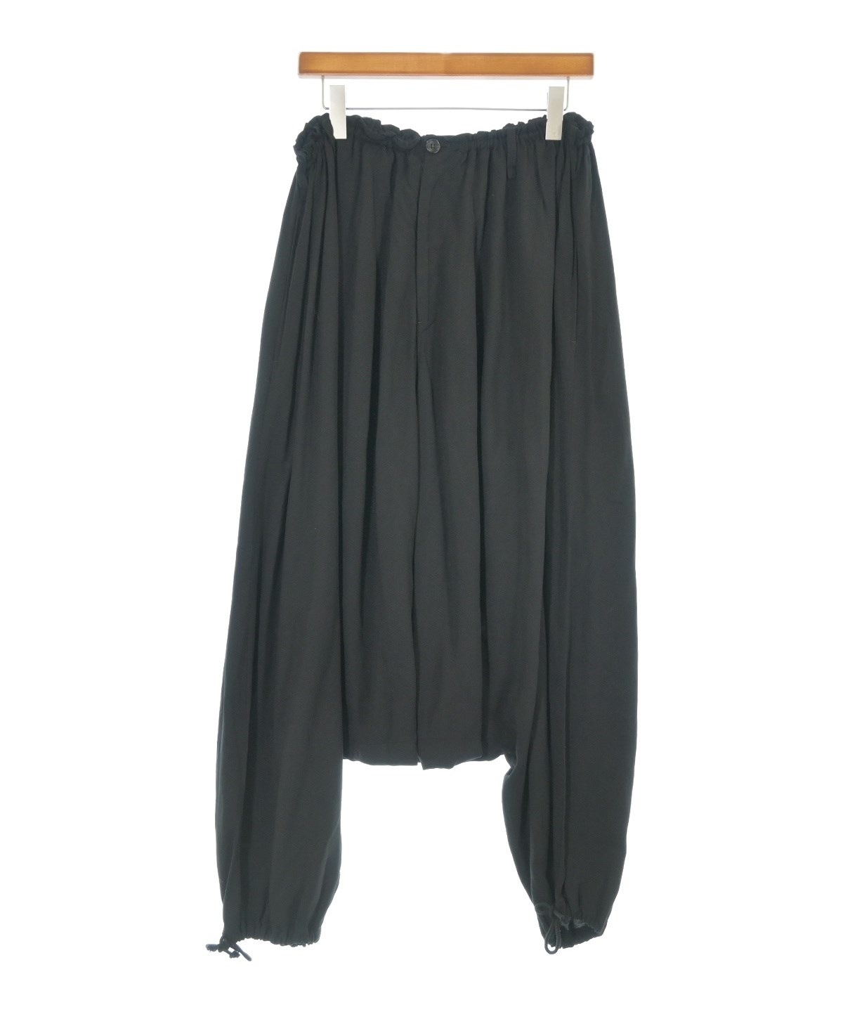 yohjiyamamoto レディースパンツ 黒 ヨウジヤマモトのワイドパンツ Y's