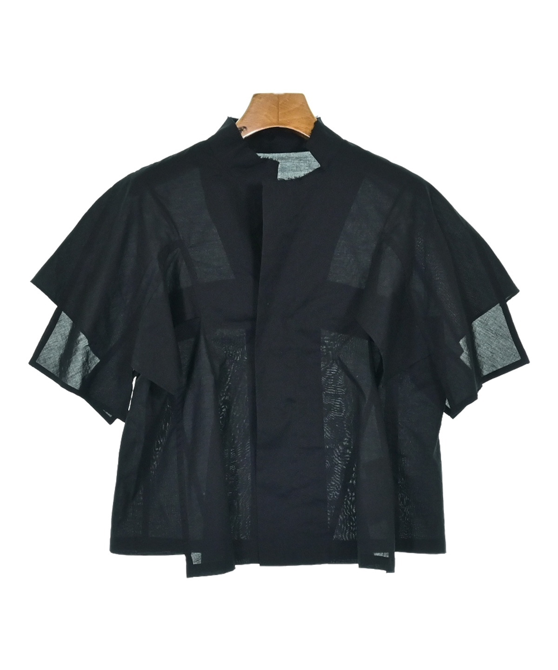 ネット限定お買い得商品 - ショップチャンネル Yohji サイズ:1(XS位 黒 Yamamoto（ヨウジヤマモト）ブラウス トップス
