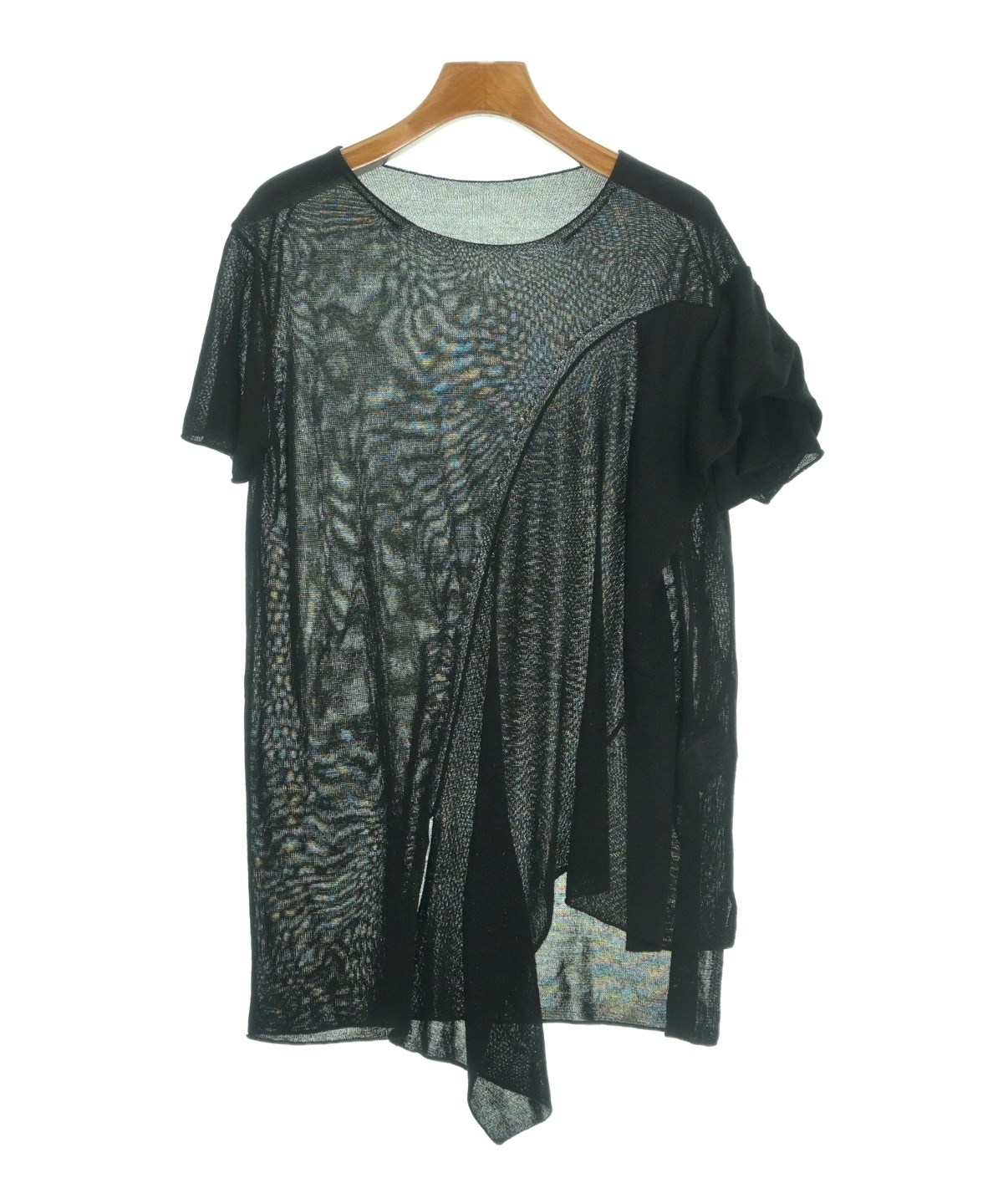 Yohji Yamamoto - YOHJI YAMAMOTO ヨウジヤマモト ニット・セーター 2(S位) 黒 【古着】【中古】 B Yohji Yamamoto ニット・セーター 2(S位) 黒 【古着】【中古