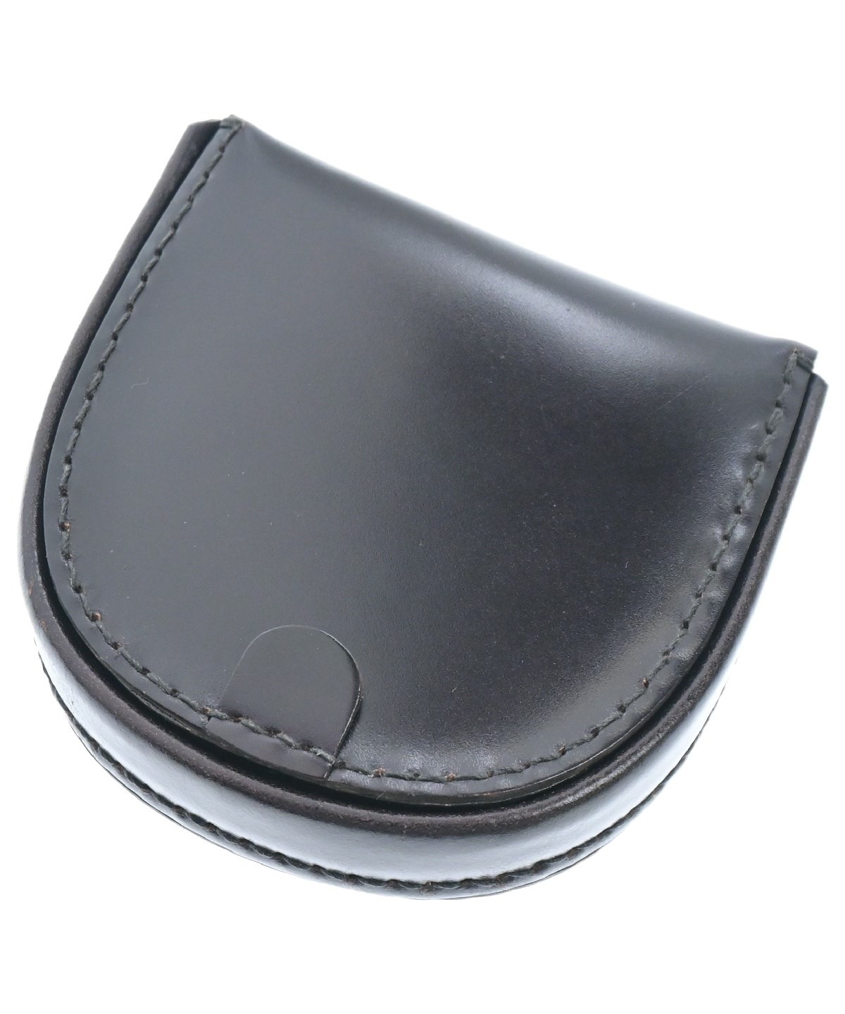 ヨウジヤマモト　黒レザー コインケース・小銭入れ 中古・古着通販】YOHJI YAMAMOTO (ヨウジヤマモト) コインケース