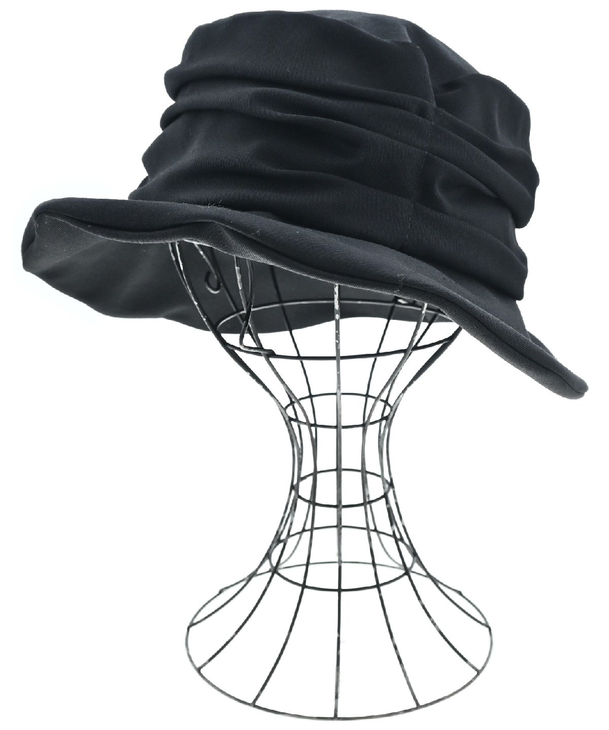 Yohji Yamamoto（ヨウジヤマモト）ハット 黒 サイズ:2(S位