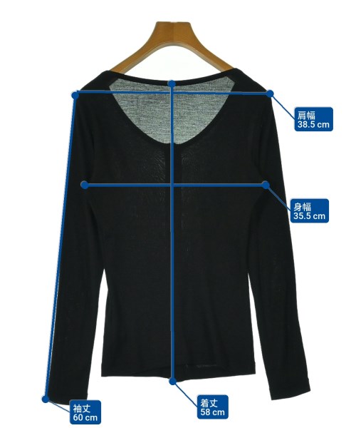 Yohji Yamamoto（ヨウジヤマモト）カーディガン 黒 サイズ:2(S位) レディース/2200621423037