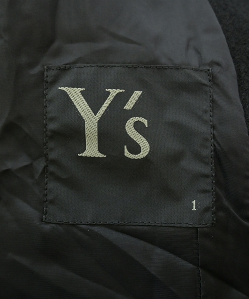 Y's（ワイズ）ノーカラージャケット 黒 サイズ:1(XS位) レディース/2200623003015