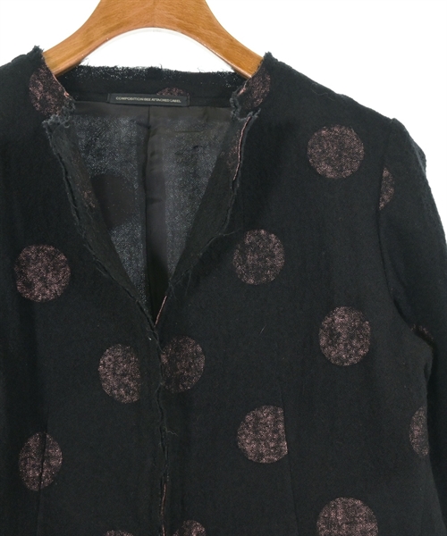 Y's（ワイズ）ノーカラージャケット 黒 サイズ:1(XS位) レディース/2200623003015