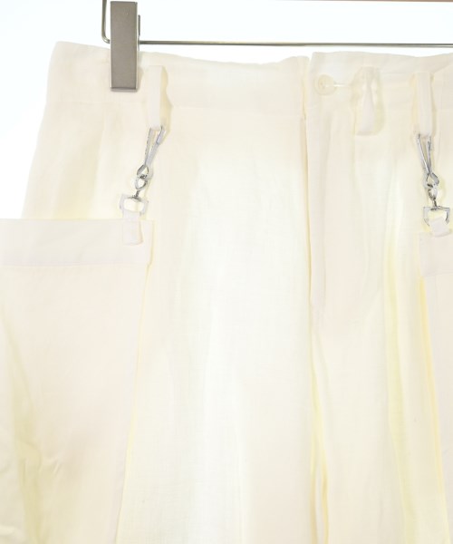 Yohji Yamamoto（ヨウジヤマモト）クロップドパンツ 白 サイズ:1(XS位) レディース/2200613142106
