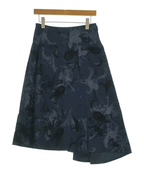 Yohji Yamamoto（ヨウジヤマモト）ロング・マキシ丈スカート 紺 サイズ:1(XS位) レディース/2200625523153