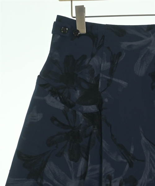 Yohji Yamamoto（ヨウジヤマモト）ロング・マキシ丈スカート 紺 サイズ:1(XS位) レディース/2200625523153