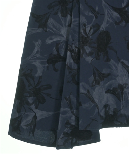 Yohji Yamamoto（ヨウジヤマモト）ロング・マキシ丈スカート 紺 サイズ:1(XS位) レディース/2200625523153