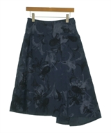 Yohji Yamamoto（ヨウジヤマモト）ロング・マキシ丈スカート 紺 サイズ:1(XS位) レディース/2200625523153