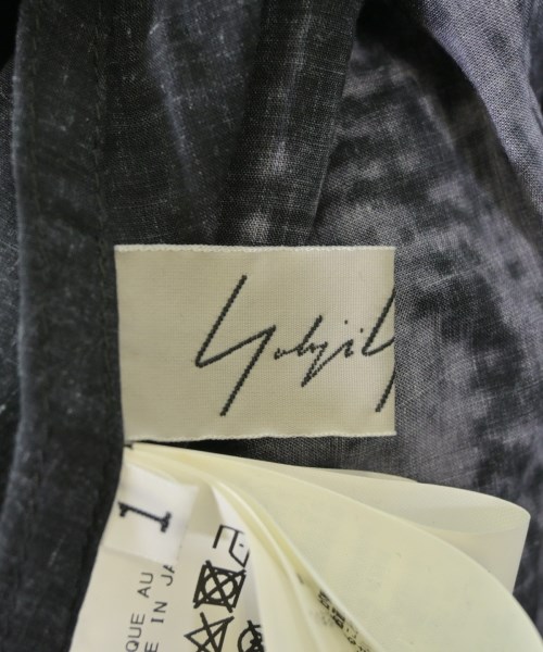 Yohji Yamamoto（ヨウジヤマモト）シャツワンピース 黒 サイズ:1(XS位) レディース/2200627433108