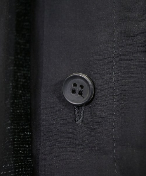 Yohji Yamamoto（ヨウジヤマモト）シャツワンピース 黒 サイズ:1(XS位) レディース/2200627433108