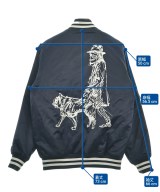 Yohji Yamamoto（ヨウジヤマモト）スタジャン 紺 サイズ:L メンズ/2200627933011