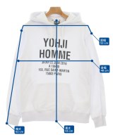 yohji yamamoto POUR HOMME（ヨウジヤマモトプールオム）パーカー 白 サイズ:2(S位) メンズ/2200615339214