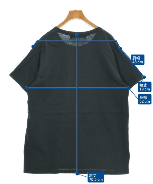 Yohji Yamamoto（ヨウジヤマモト）Tシャツ・カットソー 黒 サイズ:3(M位) レディース/2200632142026