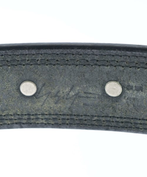 Yohji Yamamoto（ヨウジヤマモト）ベルト 黒 サイズ:- メンズ/2200632161041