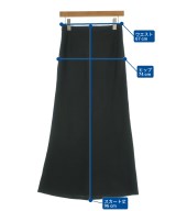 Yohji Yamamoto（ヨウジヤマモト）ロング・マキシ丈スカート 黒 サイズ:1(XS位) レディース/2200620410045