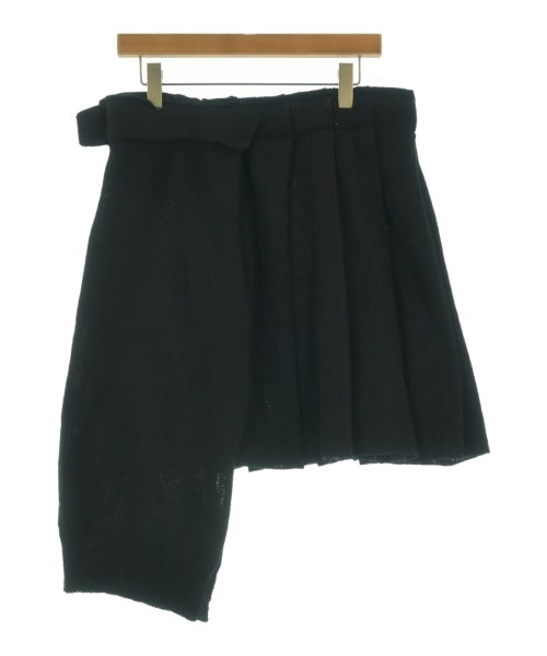 Yohji Yamamoto（ヨウジヤマモト）ひざ丈スカート 黒 サイズ:2(S位) レディース/2200634168031