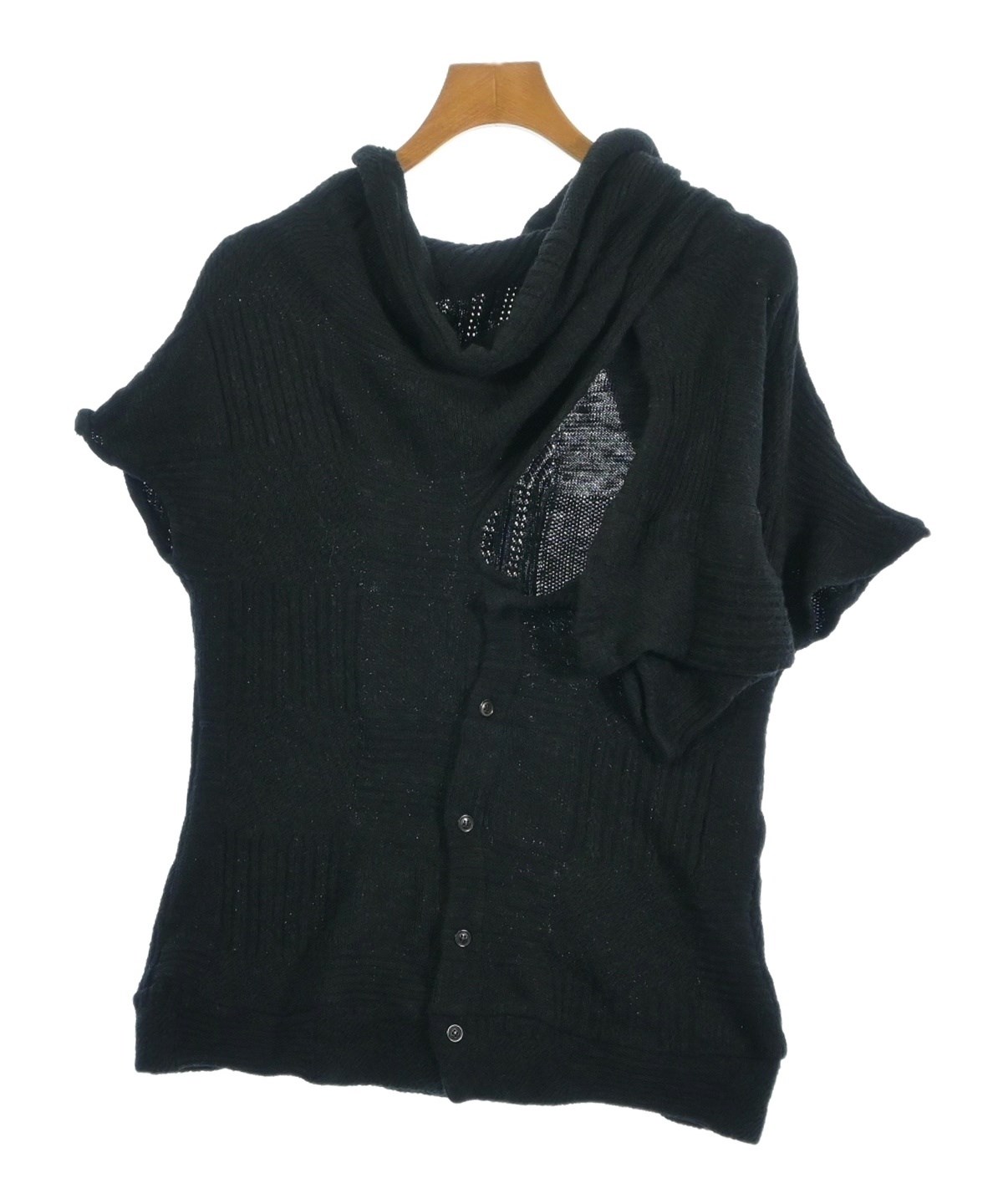 ヨウジヤマモト 17ss ロゴグラフィックカーディガン ブラック/2 2001325O0006_x1_a001.jpg