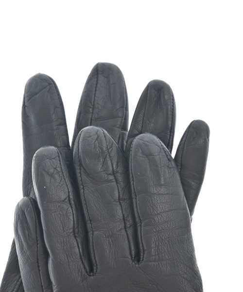 Yohji Yamamoto（ヨウジヤマモト）手袋 黒 サイズ:- レディース/2200613312042