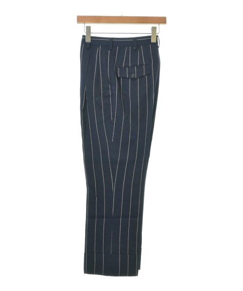 Yohji Yamamoto（ヨウジヤマモト）スラックス 紺 サイズ:SS レディース/2200615162195