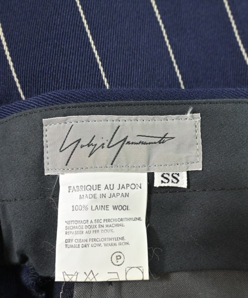 Yohji Yamamoto（ヨウジヤマモト）スラックス 紺 サイズ:SS レディース/2200615162195