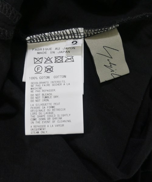 Yohji Yamamoto（ヨウジヤマモト）Tシャツ・カットソー 黒 サイズ:2(S位) レディース/2200615837024
