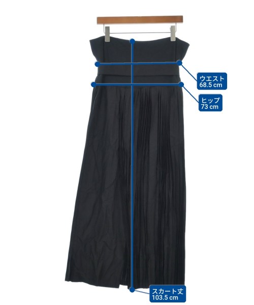 Yohji Yamamoto（ヨウジヤマモト）ロング・マキシ丈スカート 黒 サイズ:3(M位) レディース/2200617081012