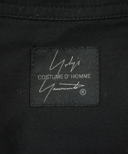 YOHJI YAMAMOTO COSTUME D'HOMME（コスチュームドオム）カジュアルシャツ 黒 サイズ:3(M位) メンズ/2200618994014