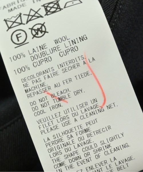 Yohji Yamamoto（ヨウジヤマモト）トレンチコート 黒 サイズ:3(M位) メンズ/2200618994045