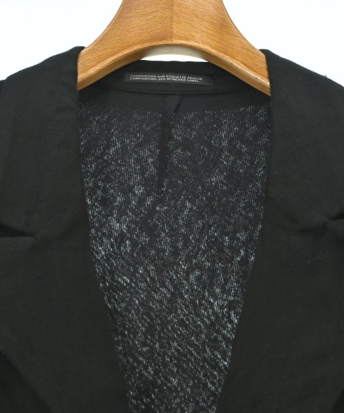 Yohji Yamamoto（ヨウジヤマモト）テーラードジャケット 黒 サイズ:3(M位) レディース/2200618696031