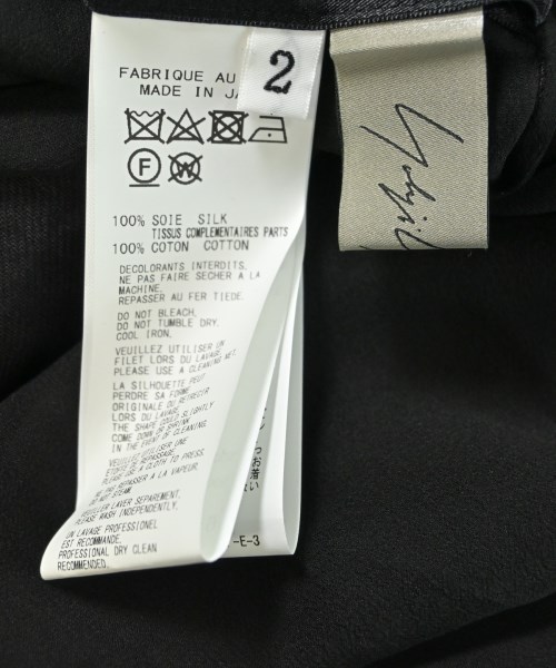 Yohji Yamamoto（ヨウジヤマモト）ブラウス 黒 サイズ:2(S位) レディース/2200618696048