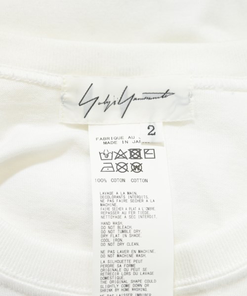 Yohji Yamamoto（ヨウジヤマモト）Tシャツ・カットソー 白 サイズ:2(S位) レディース/2200620053037