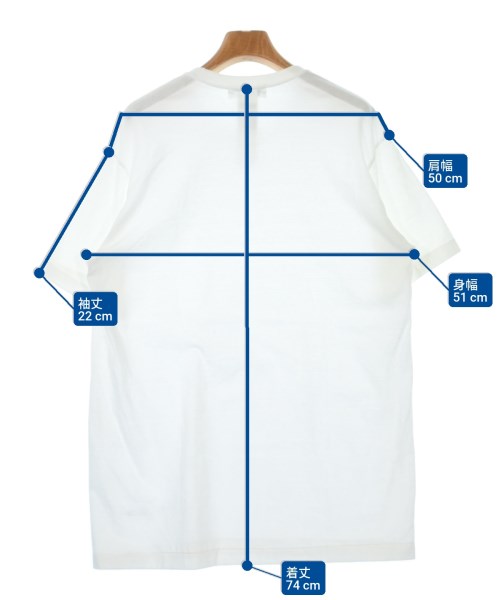 Yohji Yamamoto（ヨウジヤマモト）Tシャツ・カットソー 白 サイズ:2(S位) レディース/2200620053037
