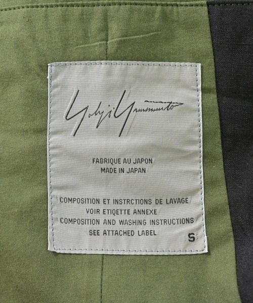 Yohji Yamamoto（ヨウジヤマモト）カジュアルジャケット 黒 サイズ:S メンズ/2200620097017