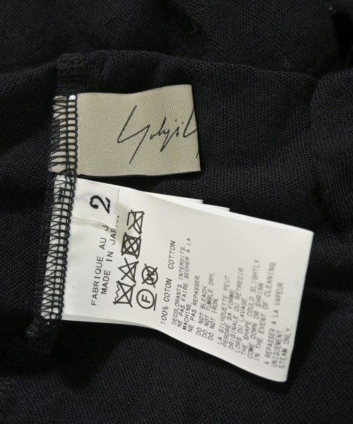 Yohji Yamamoto（ヨウジヤマモト）Tシャツ・カットソー 黒 サイズ:2(S位) レディース/2200620983037