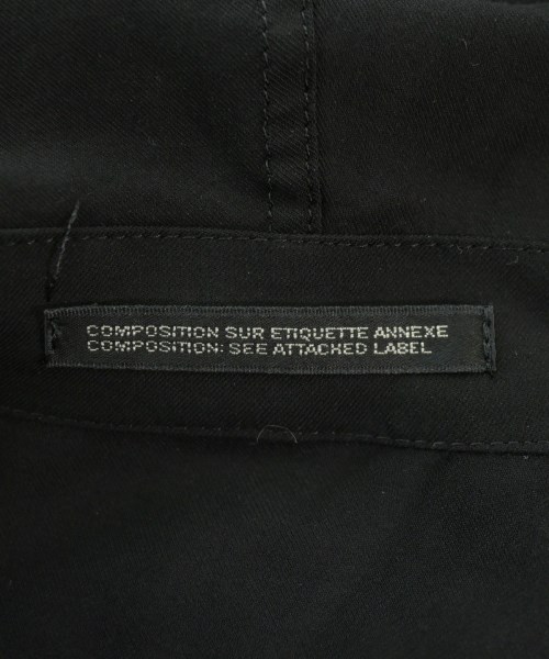 Yohji Yamamoto（ヨウジヤマモト）シャツワンピース 黒 サイズ:2(S位) レディース/2200612570016