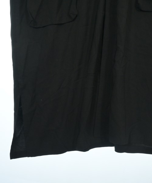 Yohji Yamamoto（ヨウジヤマモト）シャツワンピース 黒 サイズ:2(S位) レディース/2200612570016