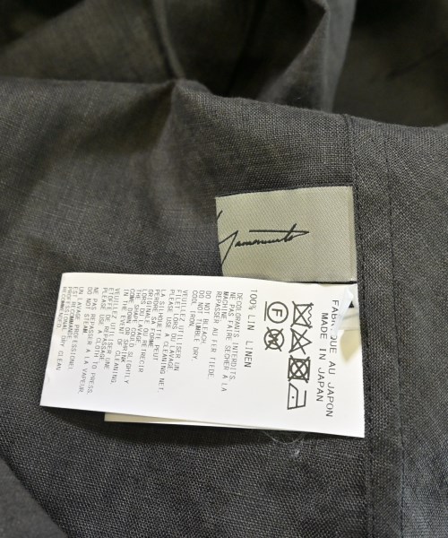 Yohji Yamamoto（ヨウジヤマモト）ブラウス グレー サイズ:1(XS位) レディース/2200612570054