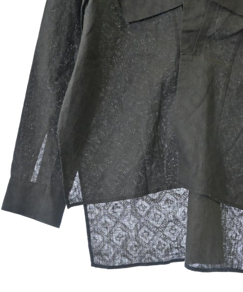 Yohji Yamamoto（ヨウジヤマモト）ブラウス グレー サイズ:1(XS位) レディース/2200612570054