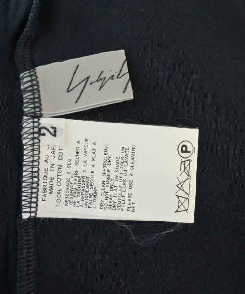 Yohji Yamamoto（ヨウジヤマモト）Tシャツ・カットソー 紺 サイズ:2(S位) レディース/2200663047659